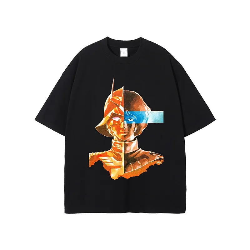 Mobile Suit Gundam Zayu Short-sleeved T-shirt - High-quality Streetwear Suitable for Both Men and Women 2026 New Summer