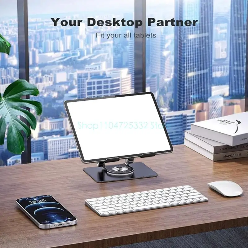 

Portable Laptop Stand Foldable Support Base Notebook Stand Bracket 360 Degree Rotatable Laptop Computer Cooling Bracket