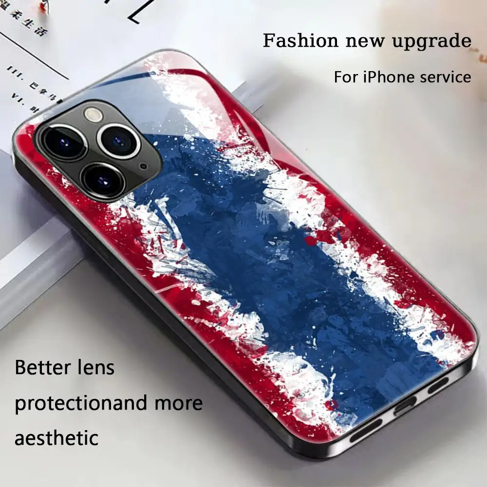 Design Thailand Flag Passport Phone Case For iPhone 17 16 15 14 13 12 11 X XR XS 8 Plus Mini Pro Max Glass Magnetic Phone Case - view 5