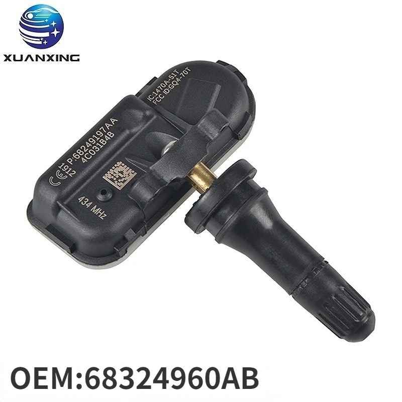 68324960AB TPMS Tire Pressure Sensor Monitoring System 434MHz High Quality For Ram Jeep Cherokee 2014-2021