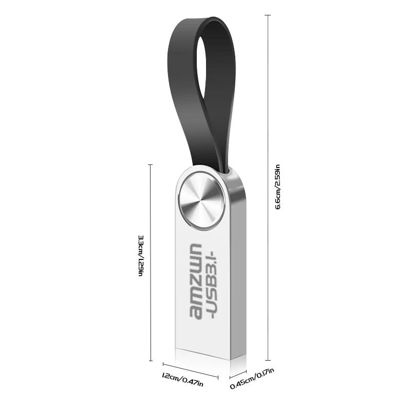 Disque flash USB en métal d'origine USB3.1 16GB 32GB 64GB mini disque U en métal haute vitesse clé USB 128GBU disque clé mémoire
