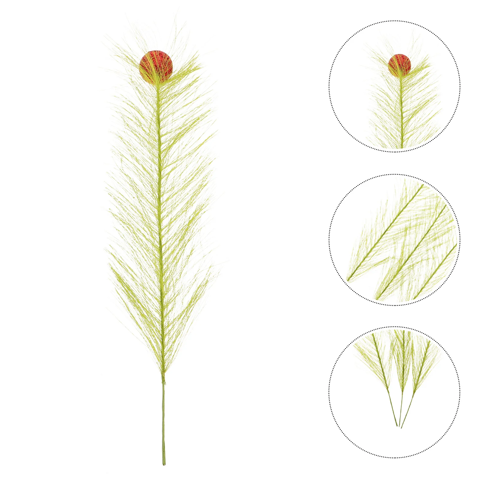 

30pcs Artificial Pampas Grass: Lifelike Faux Reed Stems For Indoor Decor, Spring Floral Arrangement, Table Flower Decor, Tall