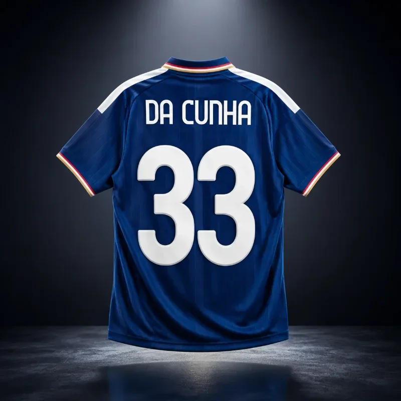 26-27 Season Como 3D Printed Sports Shirt Is Breathable Quick Drying Suitable for Training Adults Children Parent-child Wear