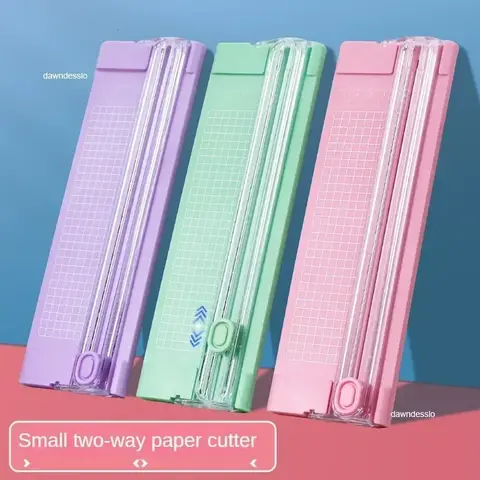 Bilashmart Plastic Base Paper Trimmer Portable A4 Paper Cutting Machine Photo Cutter Scrapbook Blade Home Office Art Crafts Tools