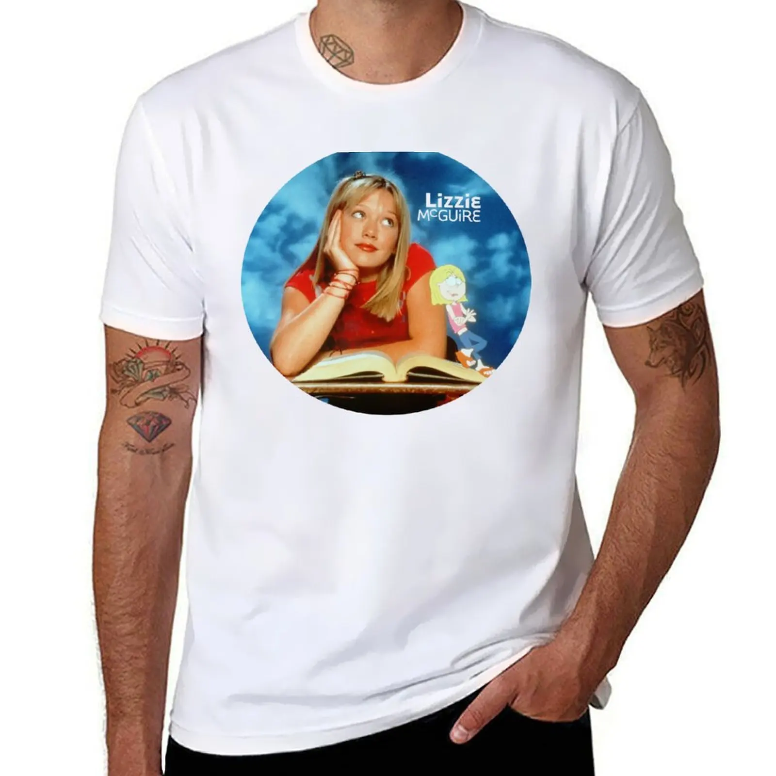 

Lizzie McGuire circle T-Shirt cotton t shirt pack man t shirt designer T-Shirt