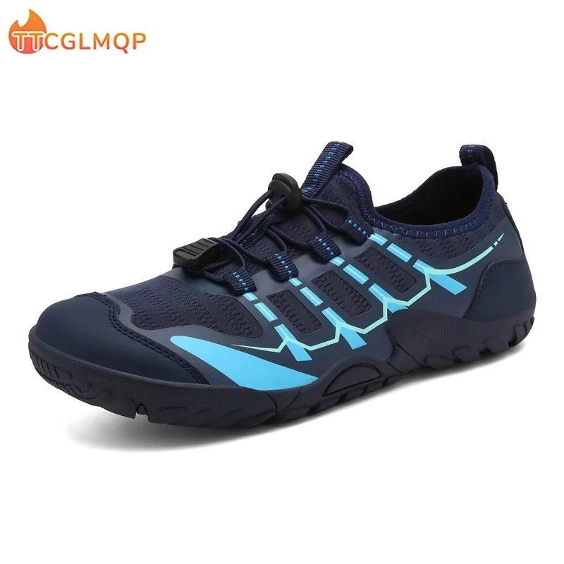 New Unisex Wider Shoes Breathable Mesh Men Barefoot Wide-toed Shoes Brand Flats Soft Zero Drop Sole Wider Toe Sneakes Large Size
