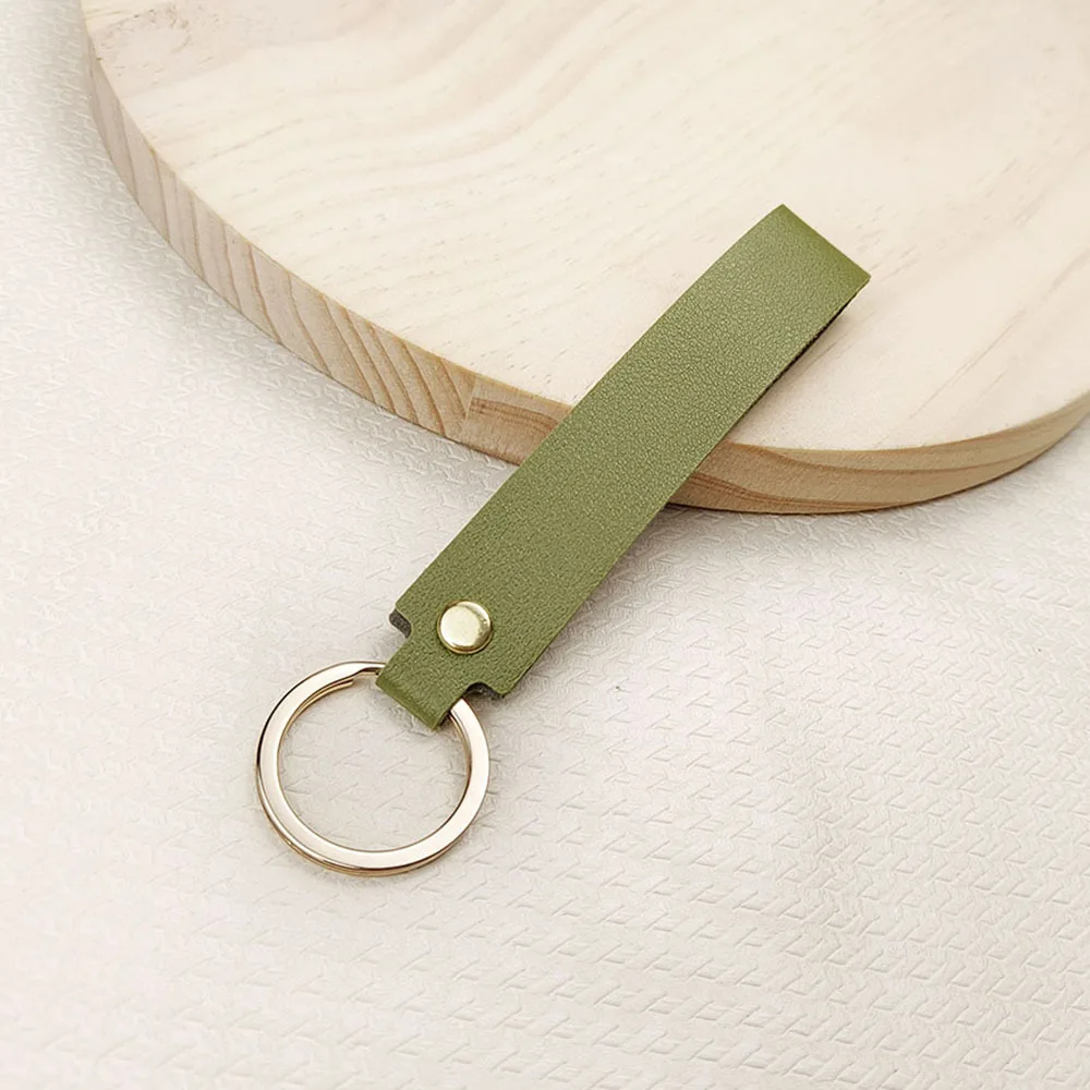 1/5 stücke PU Leder Schlüsselbund Für Männer Frauen Auto Schlüssel Strap Taille Brieftasche Schlüsselanhänger Geschenk Schlüssel Kette Schmuck Machen zubehör Liefert – Detail 4