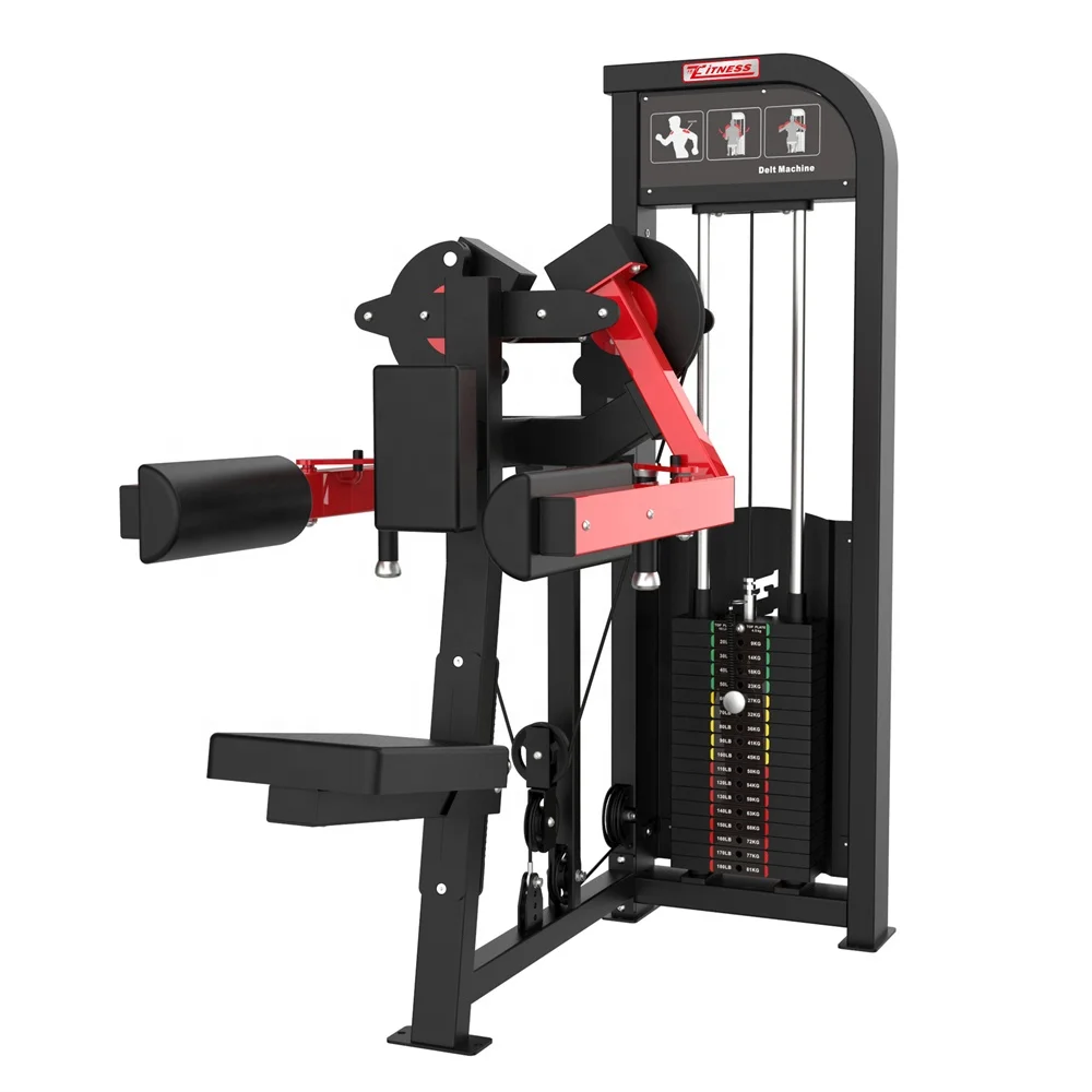 GC-5010 Strength Training Commericail Gym Equipment Lateral Shoulder Raise Delt Machine Pin Loaded Shoulder Press Lateral Raise