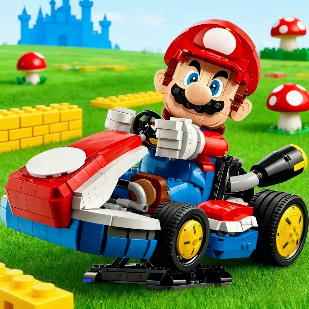 2025 NEUE 72037 Standard Modell Bausteine Klassisches Spiel Racing Auto Montage Ziegel Spielzeug für Kinder Weihnachten Geburtstag Geschenk