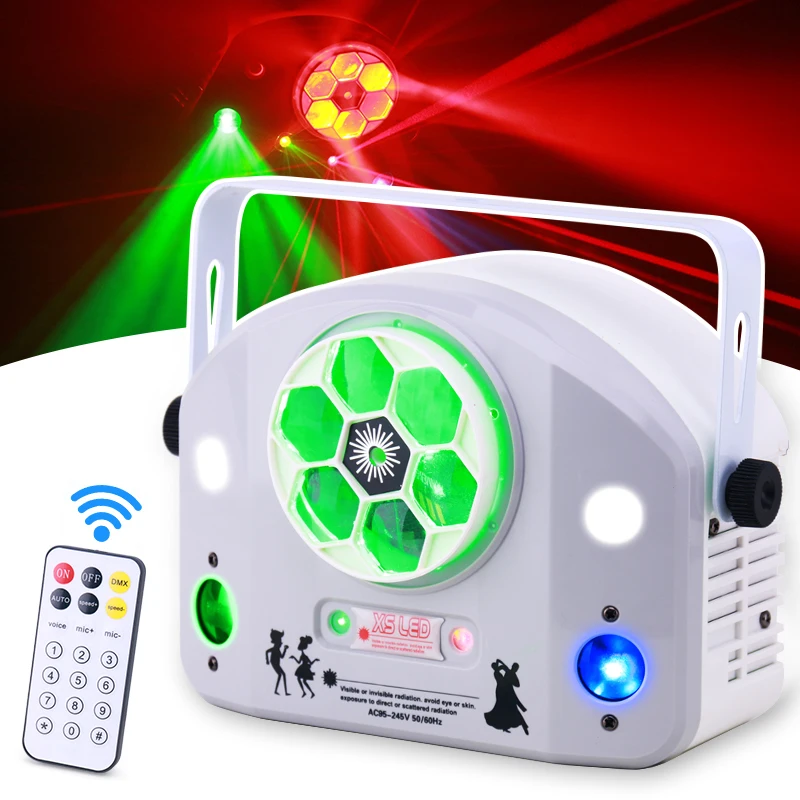 Bee Eye Disco Party Lights Indoor Sound Activated,Dance Lightshow For Home Room Parties Kids Birthday Wedding Show Club Pub