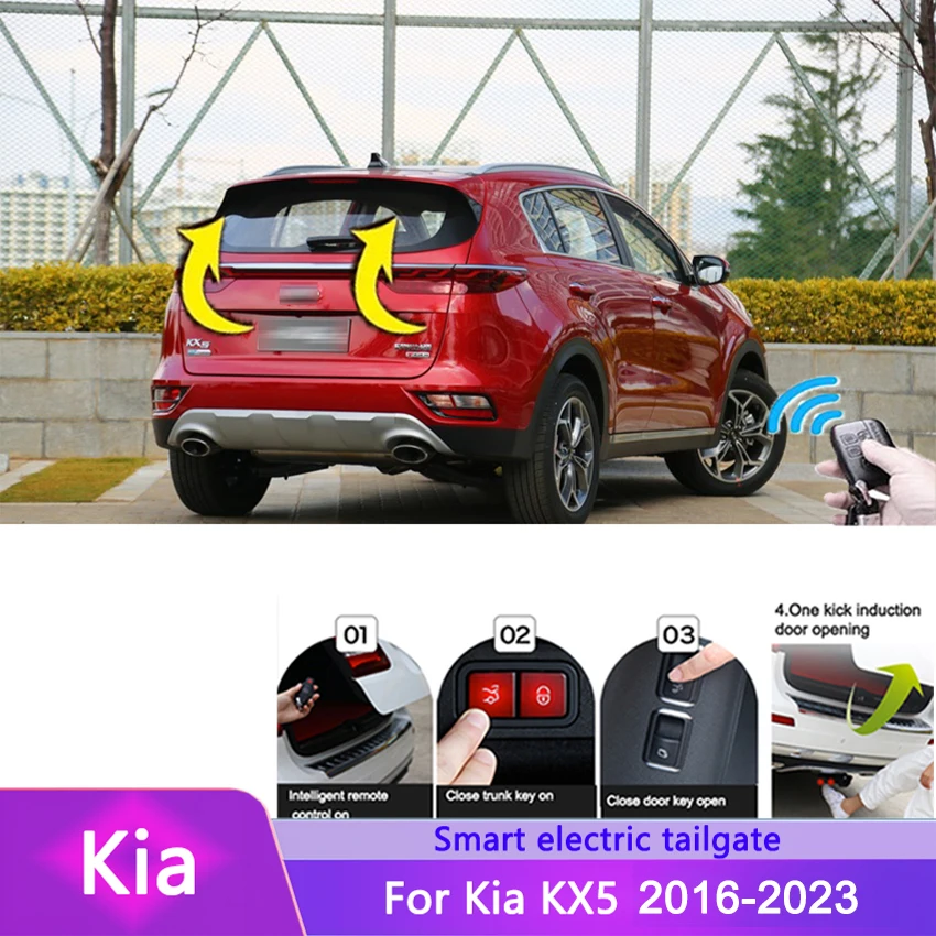 

For Kia KX5 2016-2023 Electric Tailgate Modified Tailgate Car Modification Automatic Lifting Rear Door Electric Trunk