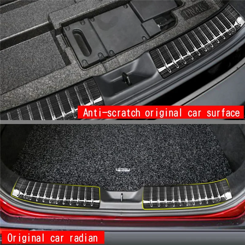 

For 2022 Mazda MX30 MX-30 Rear Trunk Sill Plate Protector Loading Guards Cover-A61E