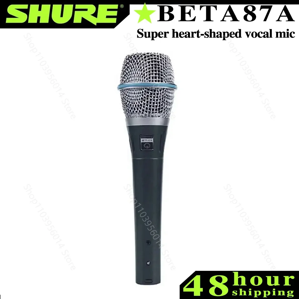 SHURE BETA 87A Mikrofon przewodowy Dynamiczny mikrofon kardioidalny Studio Home Record Handle Mic do karaoke Music Stage Performance Live Mic