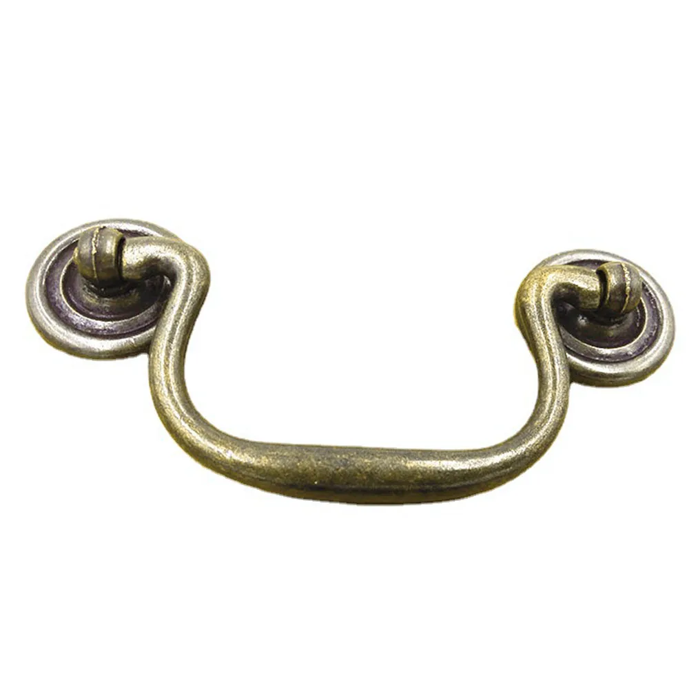 Antique Cabinet Drawer Pull Vintage Furniture Door Handles Desk Wardrobe Knobs Bronze Cabinet Pulls Cupboard