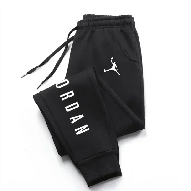 2026 New style printed sport pants suitable for both men and women, luxurious long-distance running pants, casual fitness pants