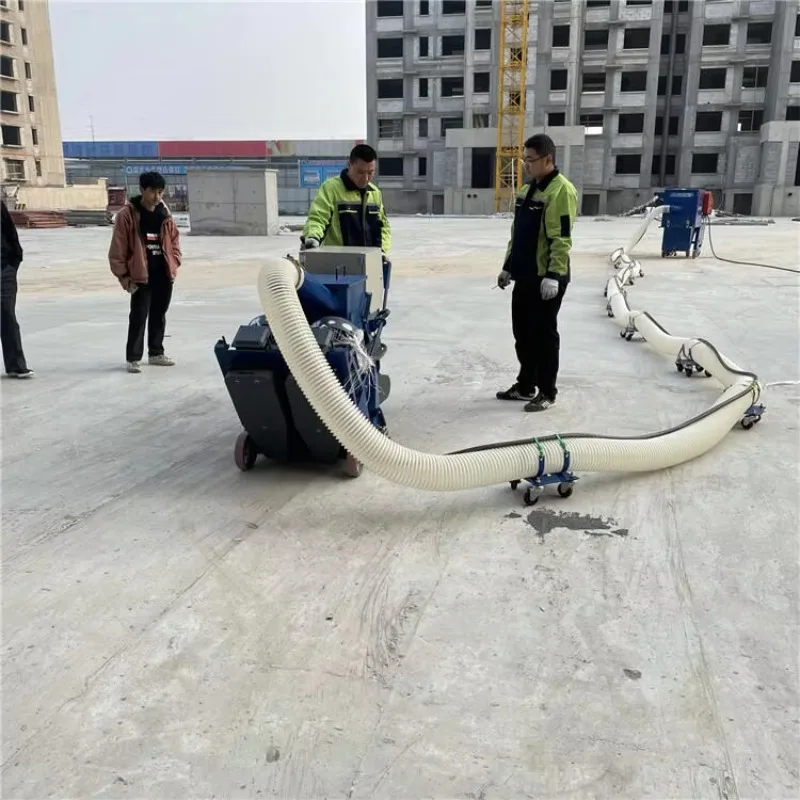 YG550 Engine-Powered Shot Blasting Machine CE Certified High Efficiency Portable Mobile Movable for Burnishing Steel Shot - view 6