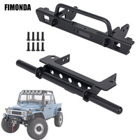 Metal Front Bumper for VP VS4-10 Phoenix 1/10 Scale RC Rock Crawler Truck, Heavy-Duty Upgrade Parts, Off-Road Bumper Accessories