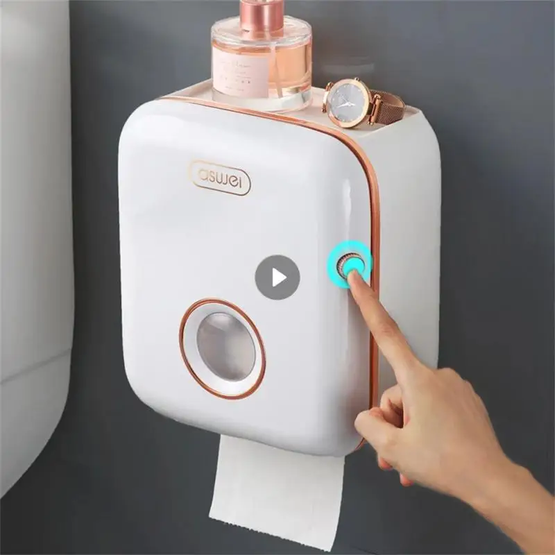 Car Tissue Boxes Wall Mounted Roll Holder For Toilet Papers Toilet Paper Holder Papers Organizer Home Decoration Moisture-proof