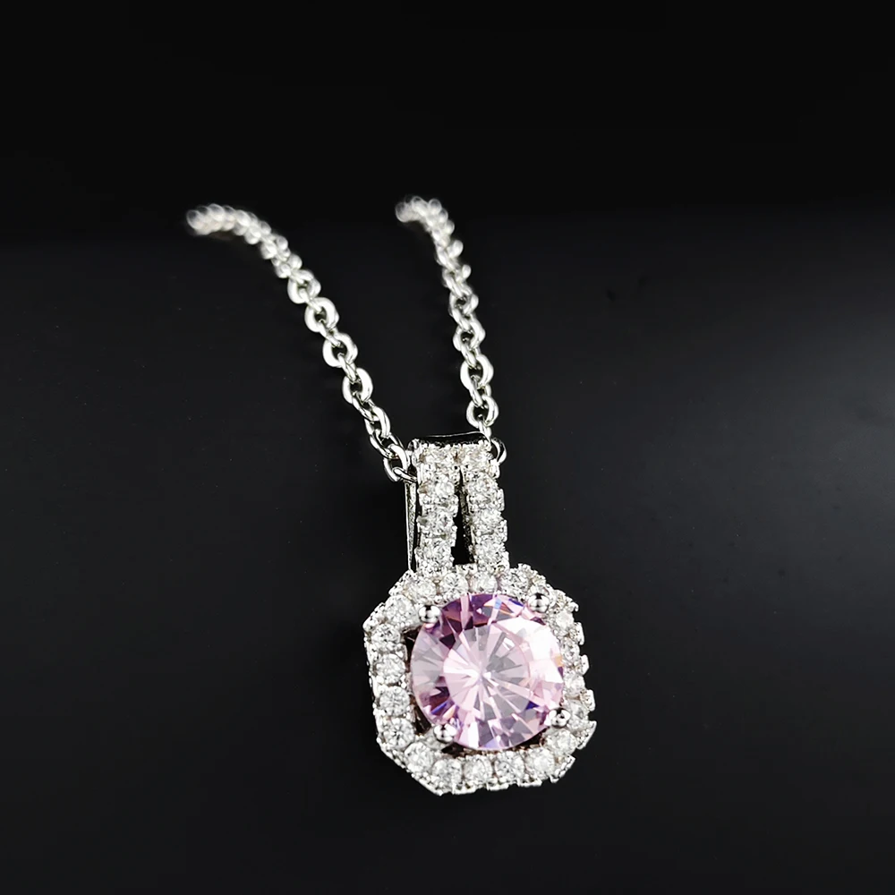 

2024 New Valentine's Day Silver Color Necklaces & Pendants with Chain for Women Jewelri Free Shipping Jewelri X1104