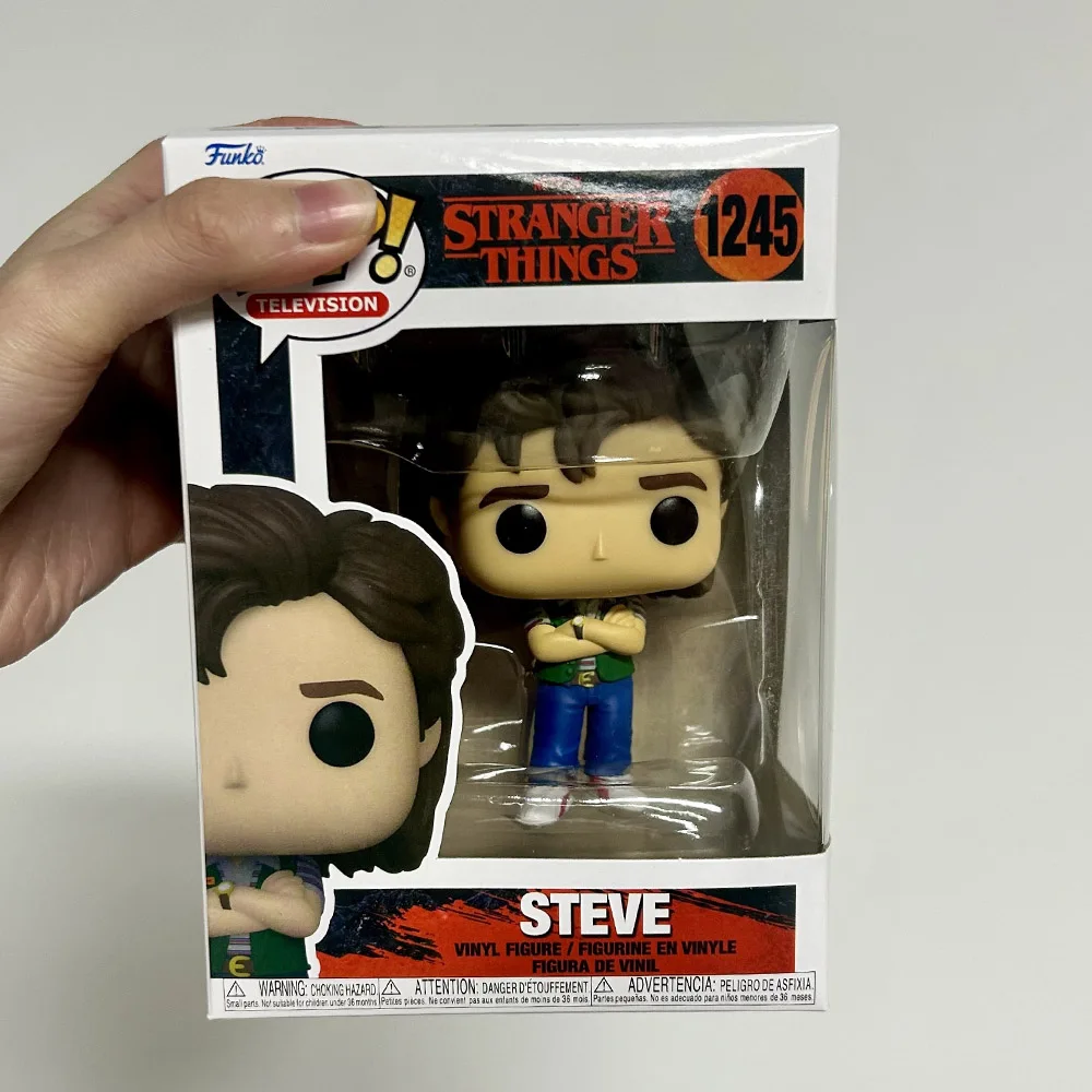 Television Strangers Funkos Steve # 1245 Figuras de Vinilo Coleccionables, Muñecos Decorativos para el Hogar, Regalos