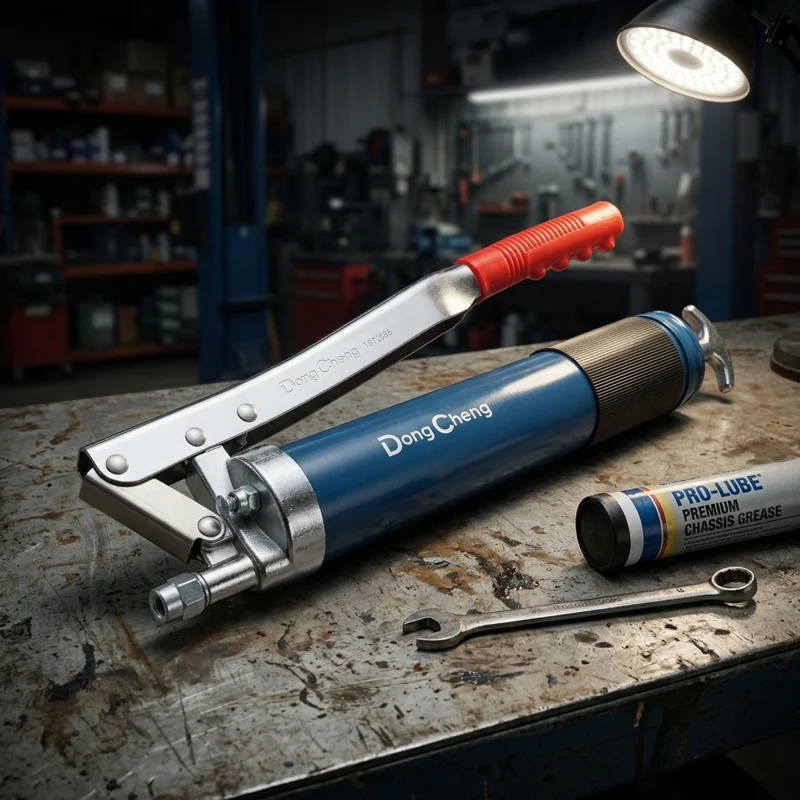 

Шприц для смазки 600 мл, двухцилиндровый, высокопроизводительный, с двойным поршнем, литой корпус из сплава, устойчивый к коррозии, для автомобилей и грузовиков, универсальный