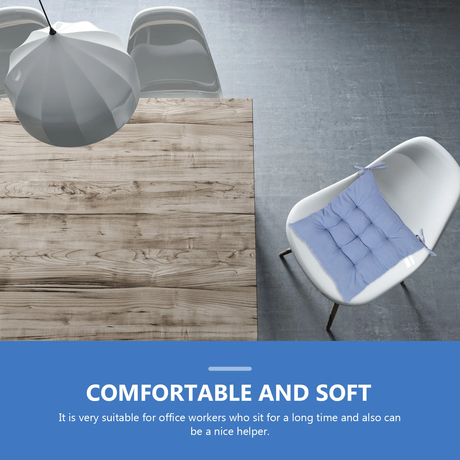 

Thick Cushion Rocking Chair Outdoor Breathable Seat Cushions Patio Stool Home Office Long Sitting Comfortable Square Seat Pad