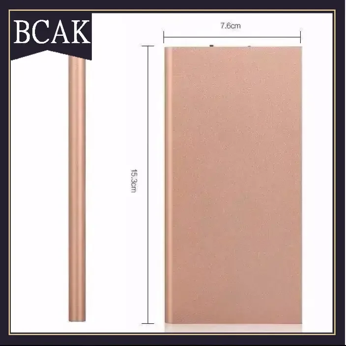 

Ультратонкий портативный блок питания емкостью 20000 мАч, быстрая зарядка, маленькая и большая емкость, подходит для мобильного телефона Android BCAK