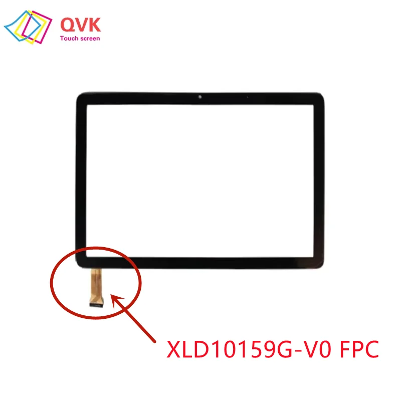 P/N XLD10159G-V0 FPC 10.1Inch Tablet Capacitive Touch Screen Digitizer Sensor External Glass Panel