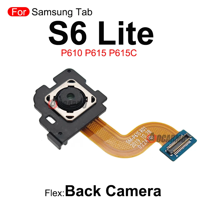 Phía Trước Và Trở Lại Máy Ảnh Flex Cable Đối Với Samsung Galaxy Tab S6 Lite P610 P615 P615C Mô-đun Máy Ảnh Phía Sau Phụ Tùng Thay Thế