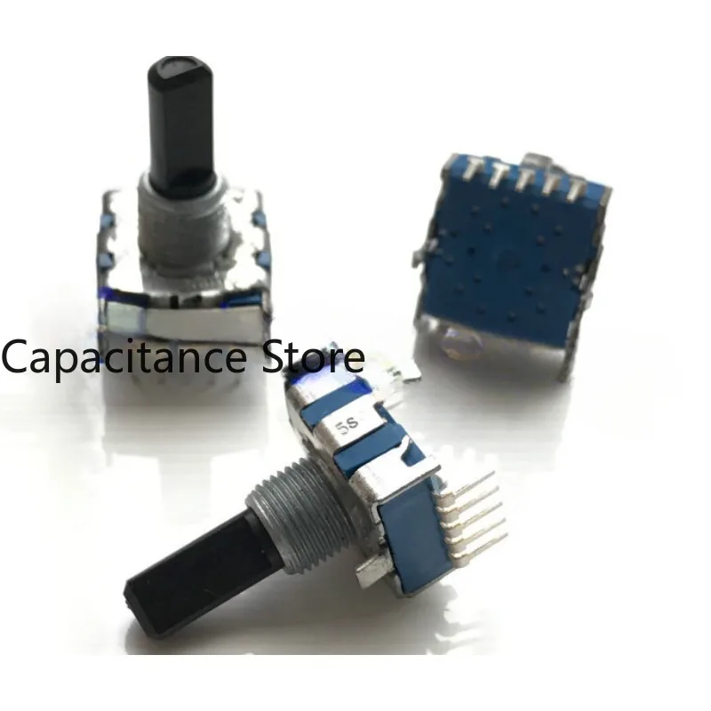 5PCS Rotating  SRBV170501 band  1-pole 7-gear signal switching switch shaft length 20mm