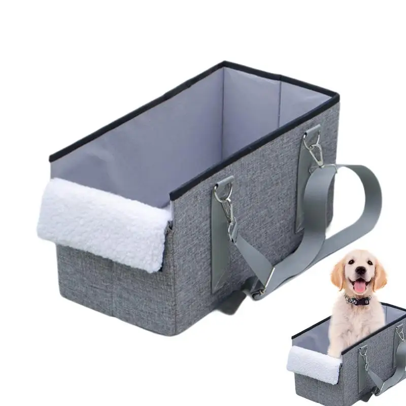 Pet Dog Car Seat Bed Car Central Seat Cat Dog Travel Portable Carrier Safety Bag Dog Pet Accessories Road-Trip Travel Pets Bags