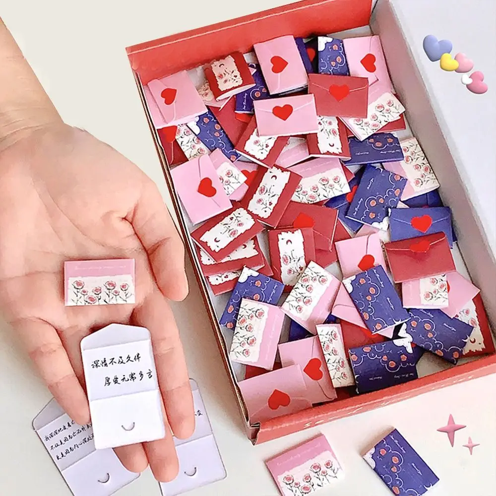 99 Promises/Blessings/To Do Lists Mini Love Letter Cards Set DIY Surprise Gifts Handmade Love Message Paper Handcrafts Selfmade