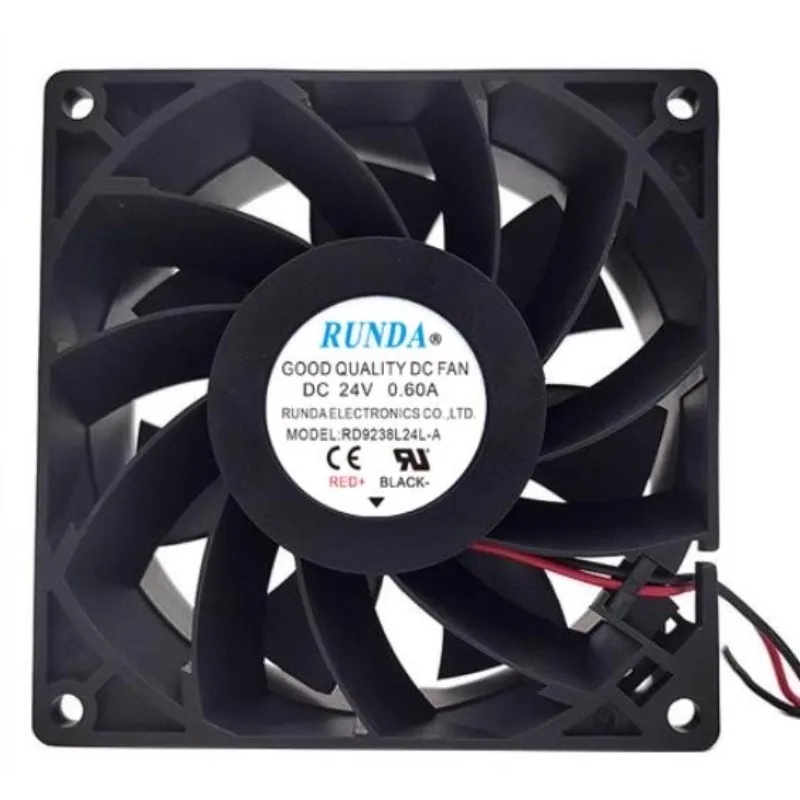 

Новый вентилятор-кулер для RUNDA RD9238B24L-A DC24V 0,7A 9038 9 см инверторный охлаждающий вентилятор 90*90*38 мм