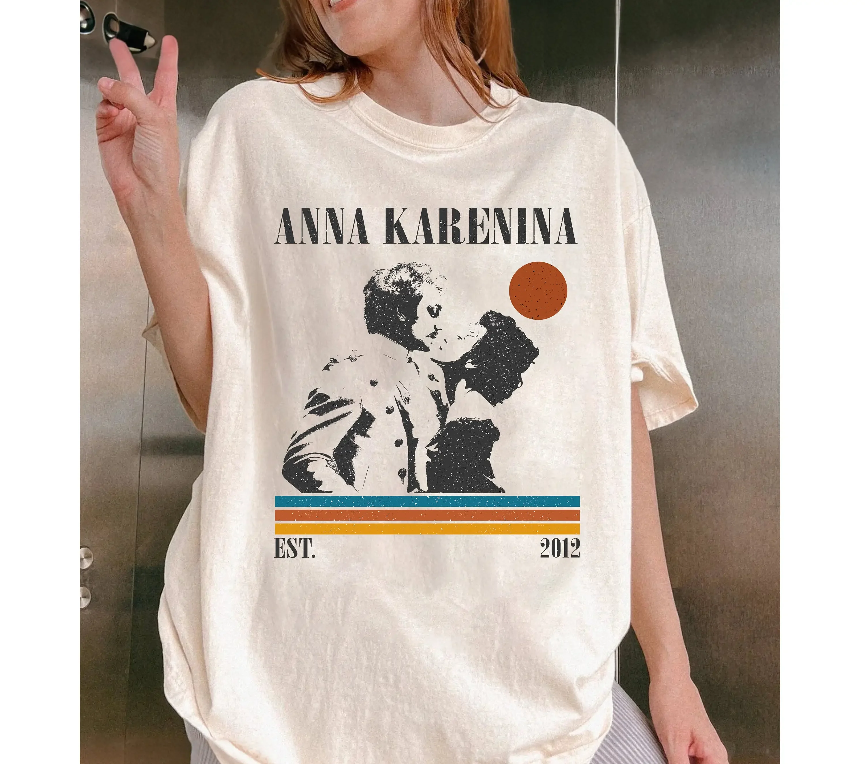 Anna Karenina T Shirt Movie Vintage Midcentury Retro MinimalisT