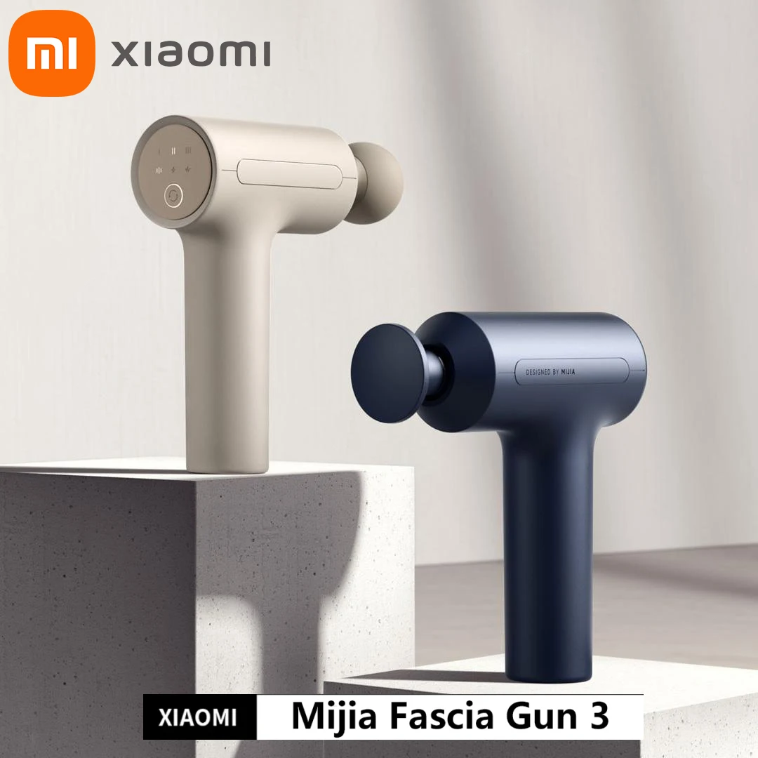 

Xiaomi Fascia Gun 3 Muscle Massage Gun Dual Mode 2450mAh 3 Massage Heads 25KG 10mm Thrust Shoulder and Neck Relaxation Original