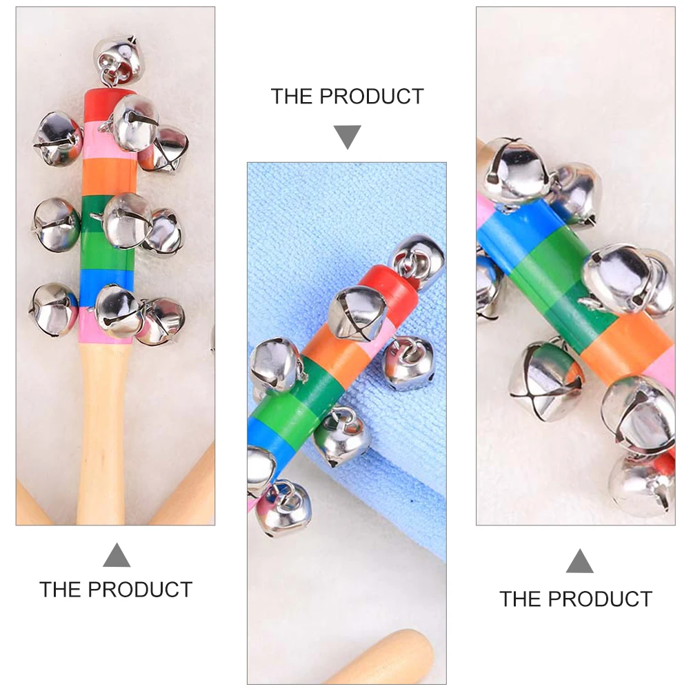 

10 Pcs Toys for Kids Hand Bell Lovely Baby Rattles Interesting The Creative Playthings Handy Small Bells Colorful Gifts Child