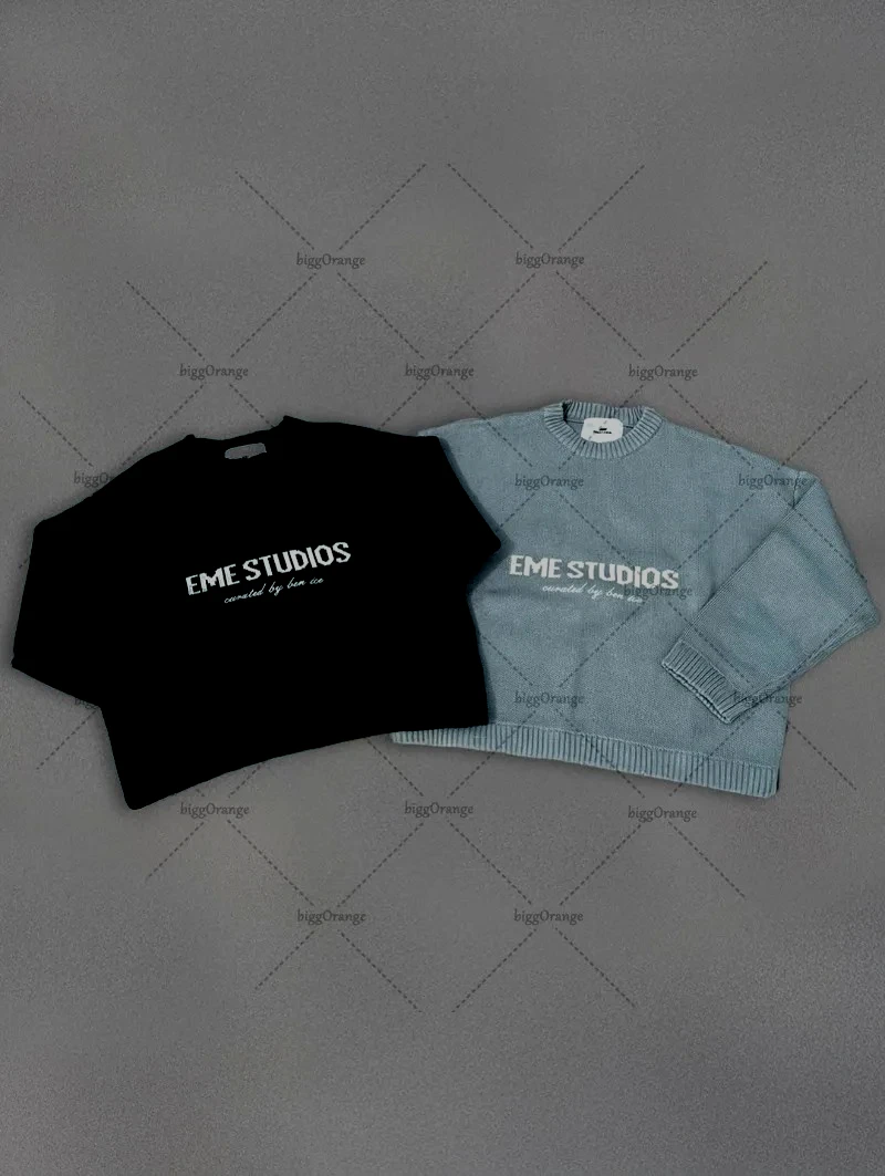 2025 americano Casual invierno suelto de manga larga Top hombres Y2k gótico Hip-hop Rock carta bordada camiseta de gran tamaño mujeres