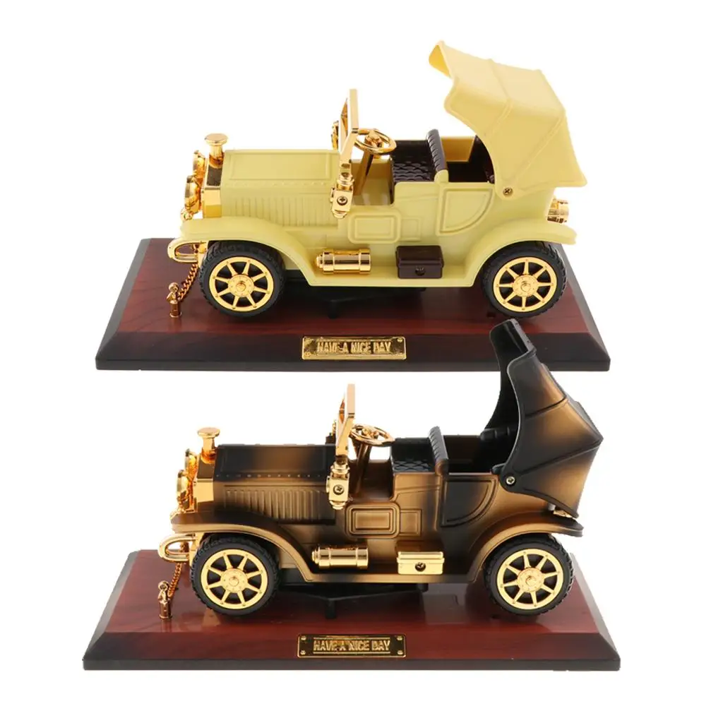 Creative Car Shape Musical Box Mechanism with Base, Play " The Sky"