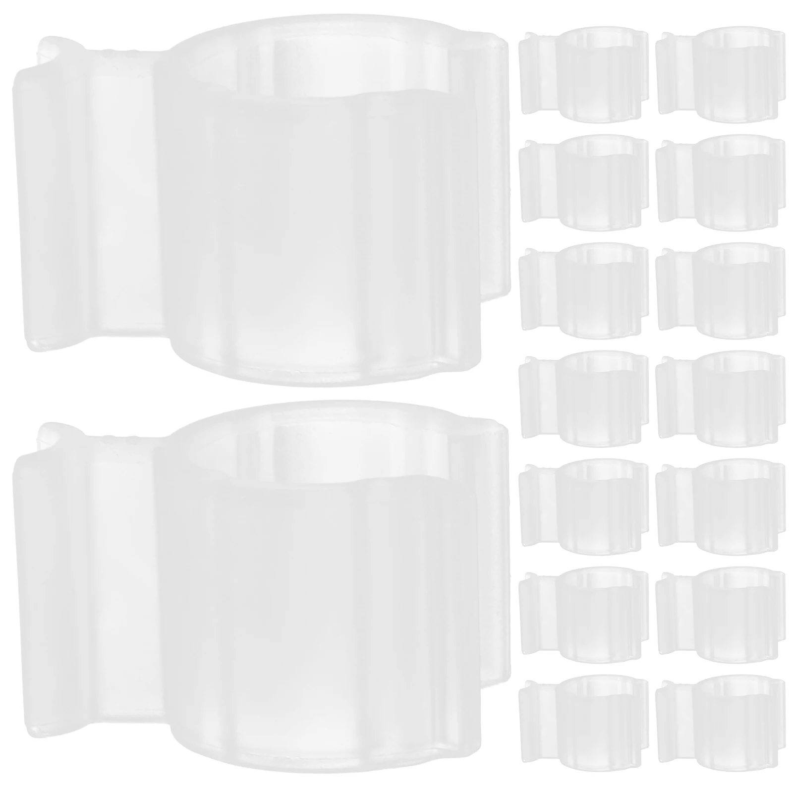 

30pcs Bottle Lock Clips Plastic Leakproof Cleansing Oil Lotion Dispenser Pump Collar Clips For Shampoo Bottle Locks