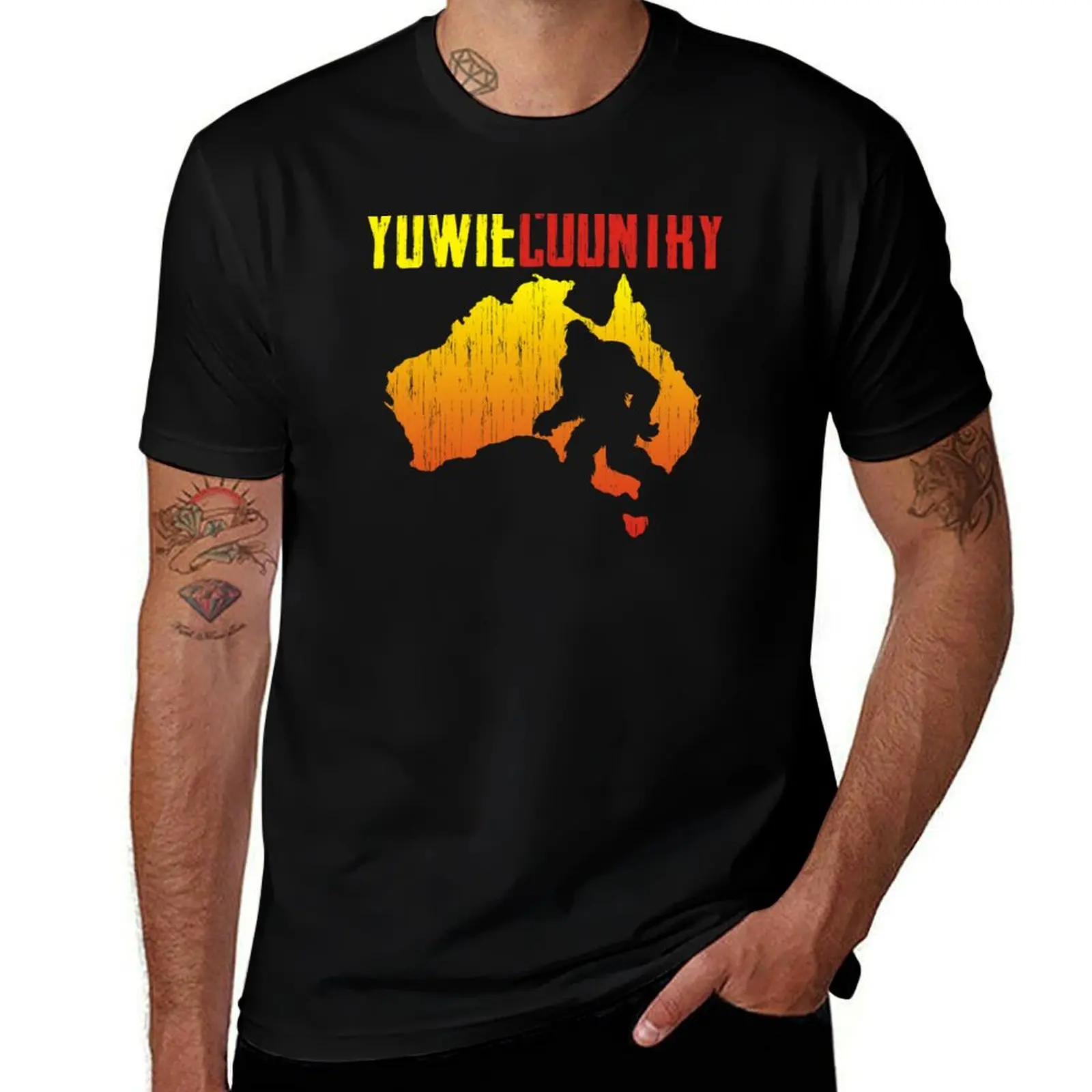

Yowie Country T-Shirt t shirt man plain t shirts for man graphic tees t shirt man luxury T-Shirt