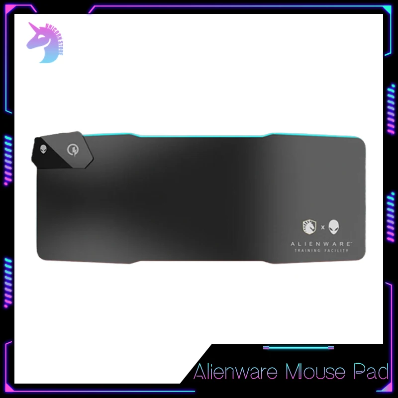 

Alienware Mouse Pad With Wireless Charging Rgb Light Table Mat With Led Screen 45w Fast Charging Large Size Gaming Pc Mouse Pad