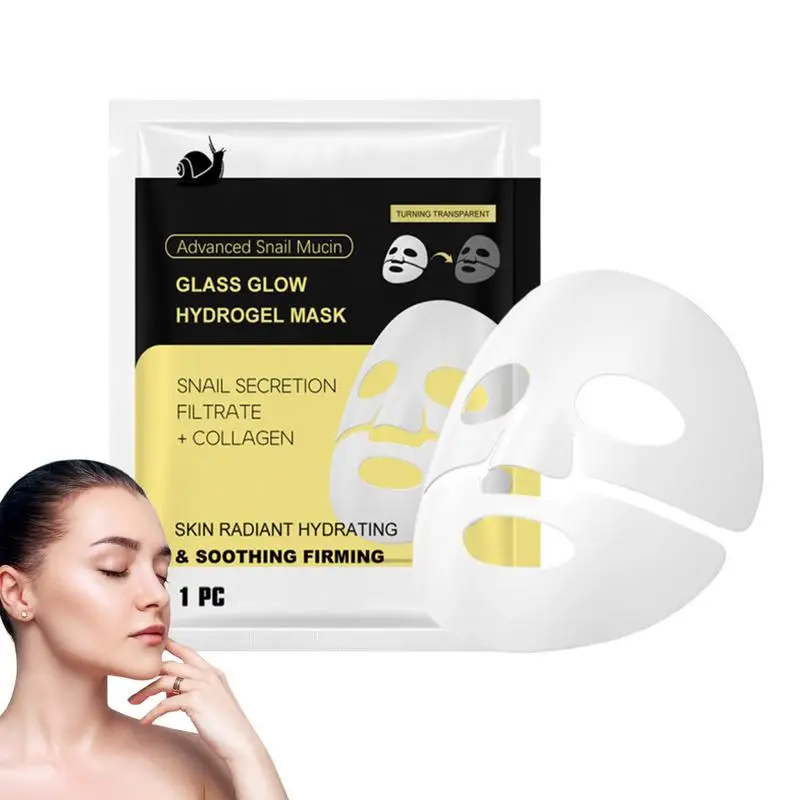 Snail Collagen Face Mask Firming Moisturizing Brightening Hydrating Facial Masks Anti wrinkle Whitening Facial Masks Skin Care