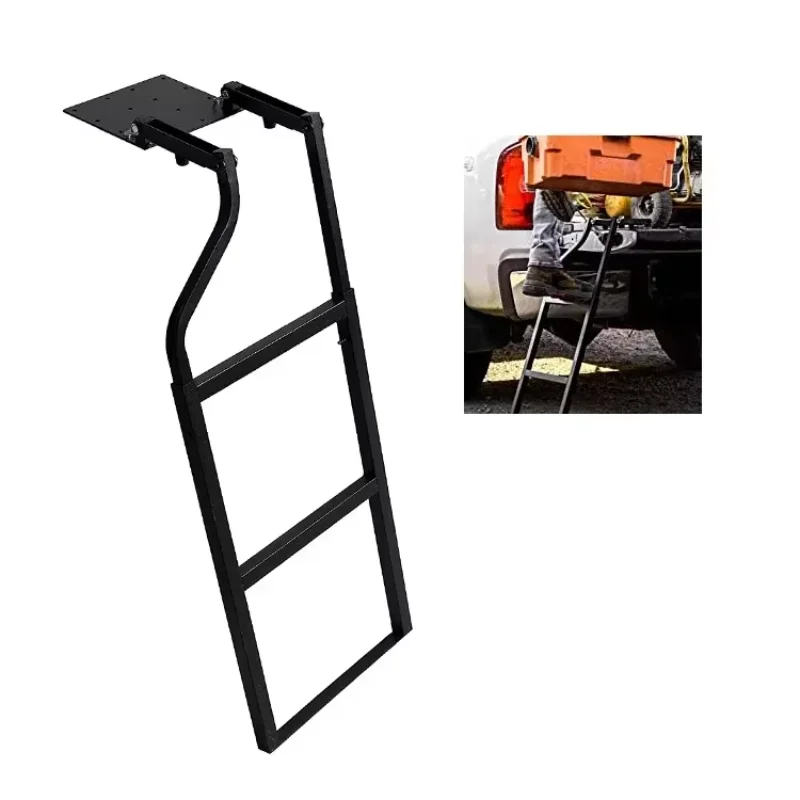 High Quality Universal Car Other Exterior Accessories Black Truck Step Foot Truck Tailgate Ladder