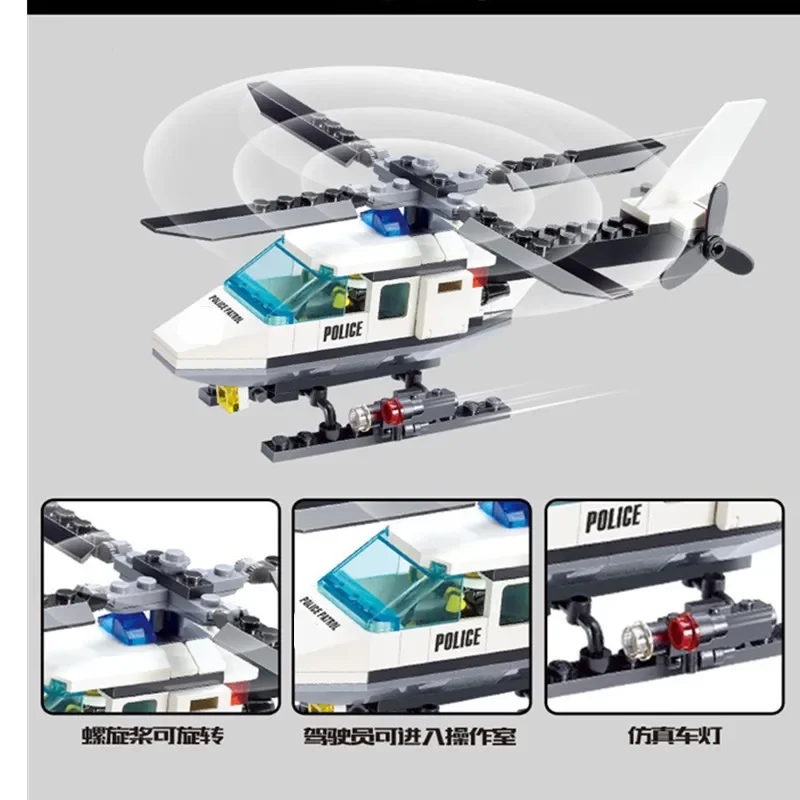 Nuevo MOC City Plane Super helicóptero avión famosos bloques de construcción Kits de ladrillos modelo clásico