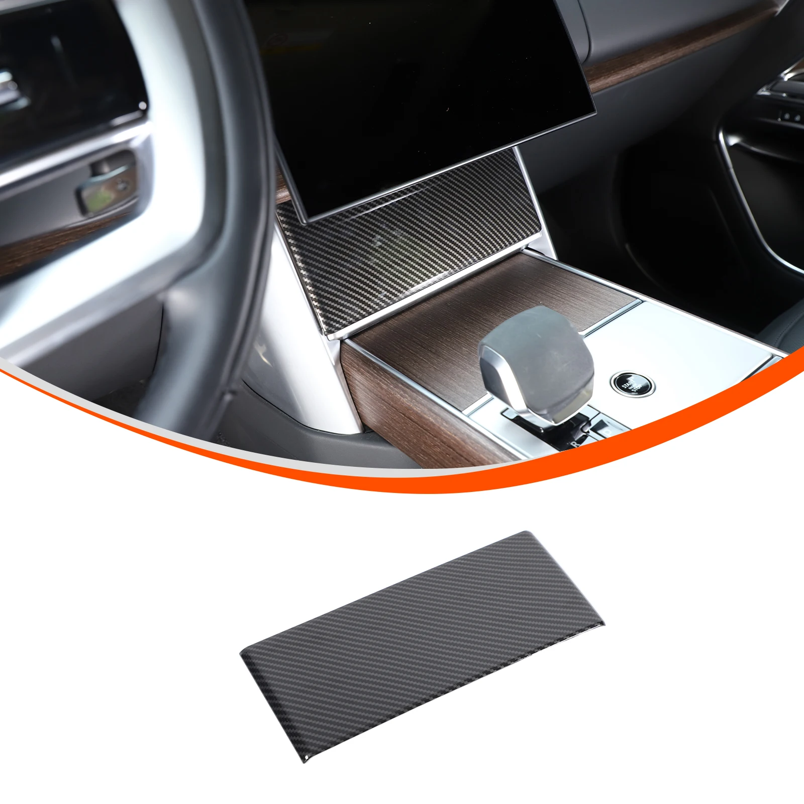 

Крышка навигационного экрана центральной консоли из АБС-пластика для Land Rover Range Rover Executive 2024, автомобильные внешние аксессуары