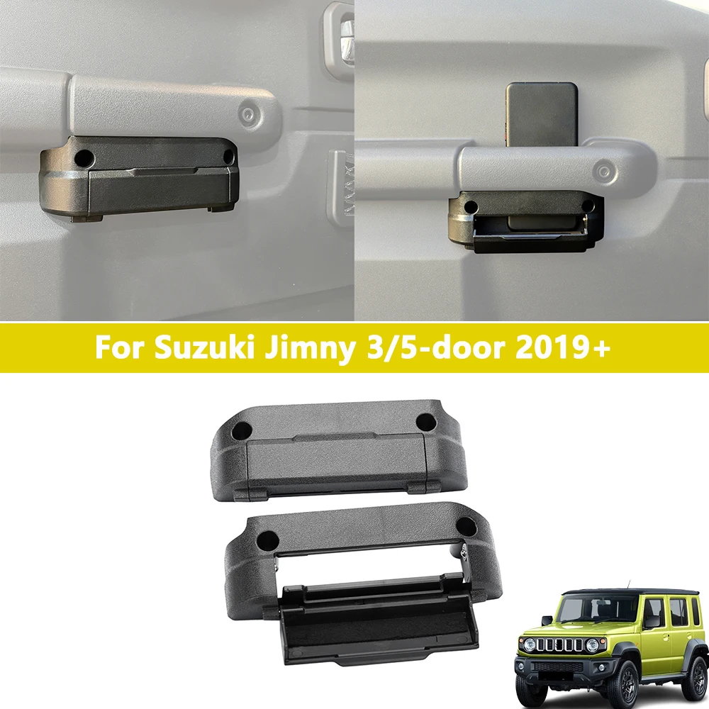 

Inner Door Grab Handle Storage Organizer for Suzuki Jimny GL XL 2019-2024 3/5-door Armrest Storage Box Interior Car Accessories