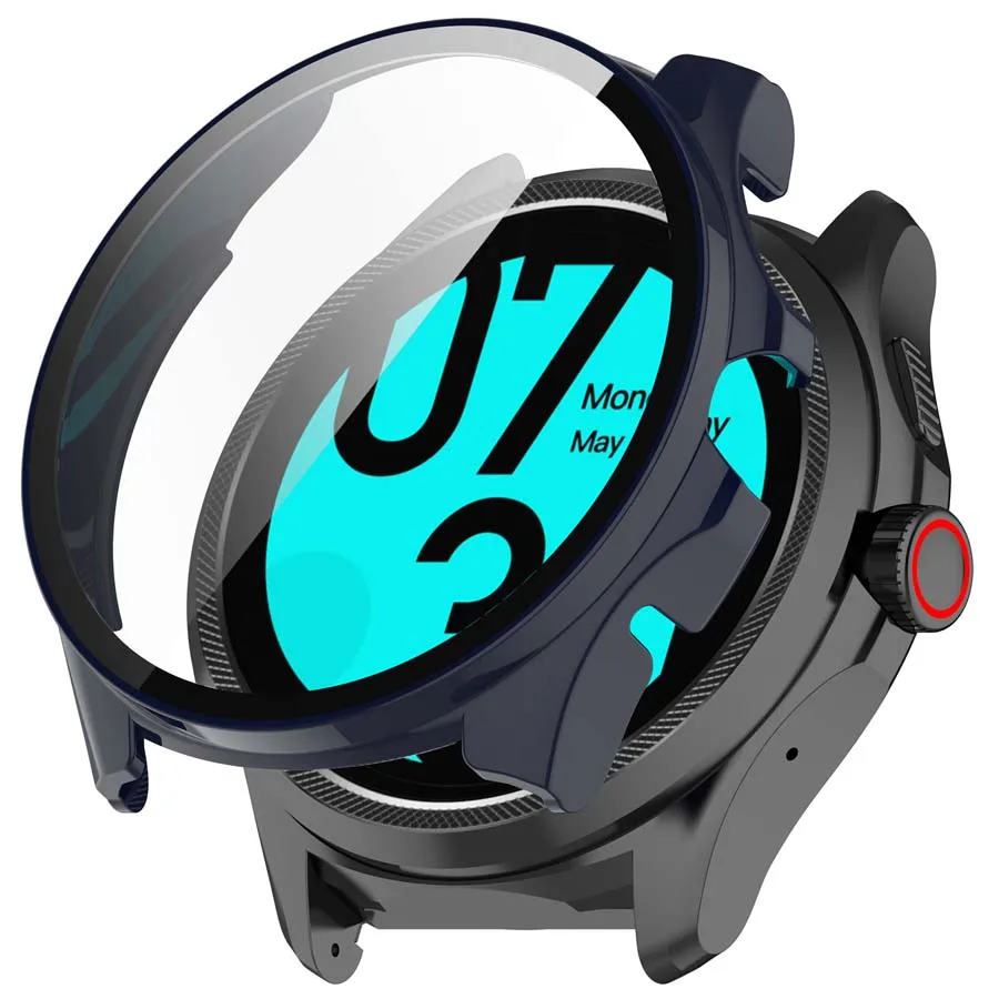 Etui na Ticwatch Pro 5 Smartwatch ochraniacz ekranu pokrywy ochronne pełna ochrona etui typu Bumper