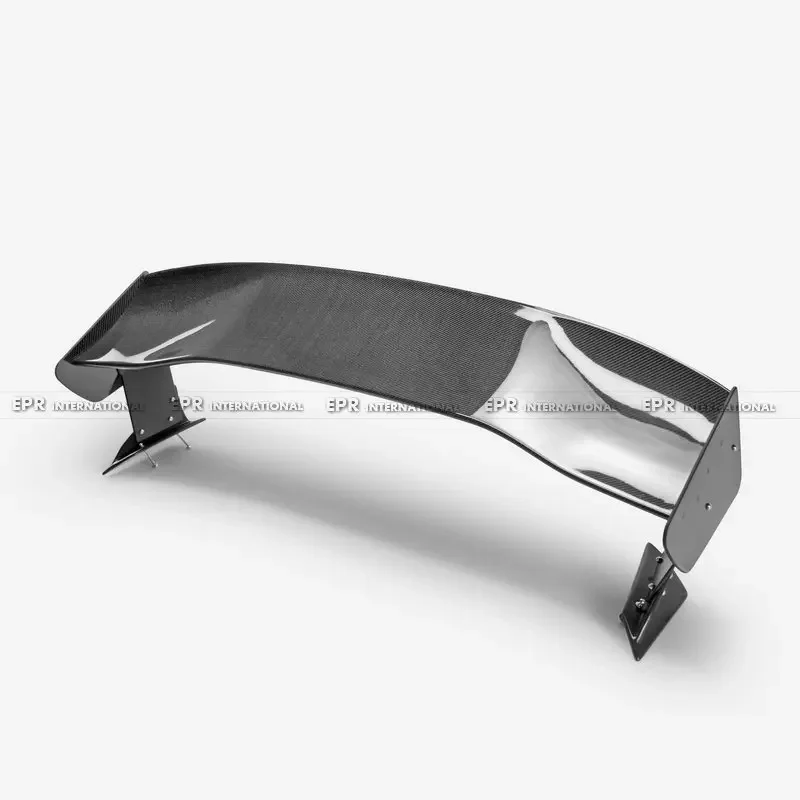 جناح صندوق السيارة من ألياف الكربون لسيارة Honda Civic FK7 FK8 VTX2V سبويلر خلفي GT (أرجل كربون جافة) #2