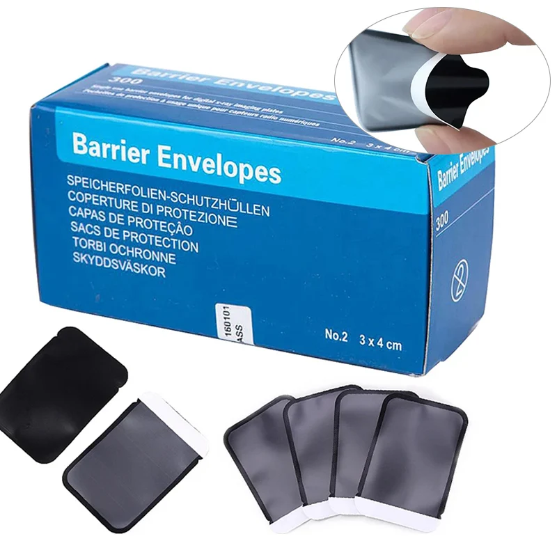 Dental Disposable X-Ray Scan Barrier Envelopes Protective Pouch  Cover For Phosphor #0 #1 #2 #3