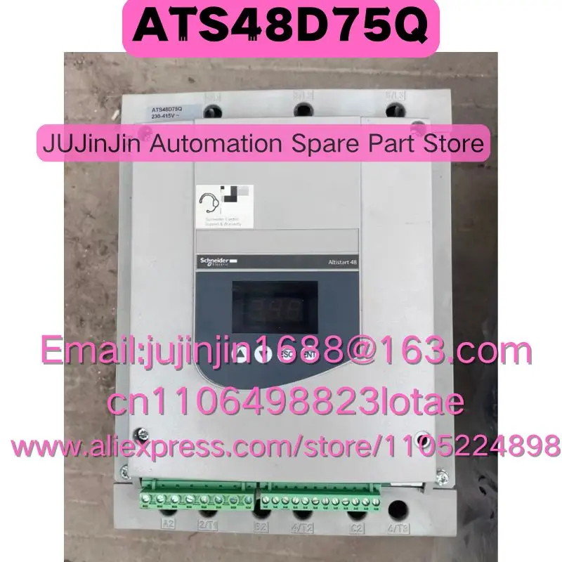 ATS48D75Q Used In Good Working Condition Quick Shipment